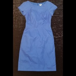 Headturner blue J. Crew dress, beautiful & bright